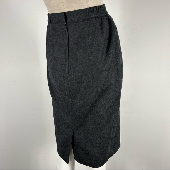 ❤️NWT Talbots wool Elegant Black Pencil Skirt 4 - Picture 4 of 14